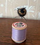 Mini Bobbinbee - Crochet Bee on a vintage wooden bobbin - Image 2