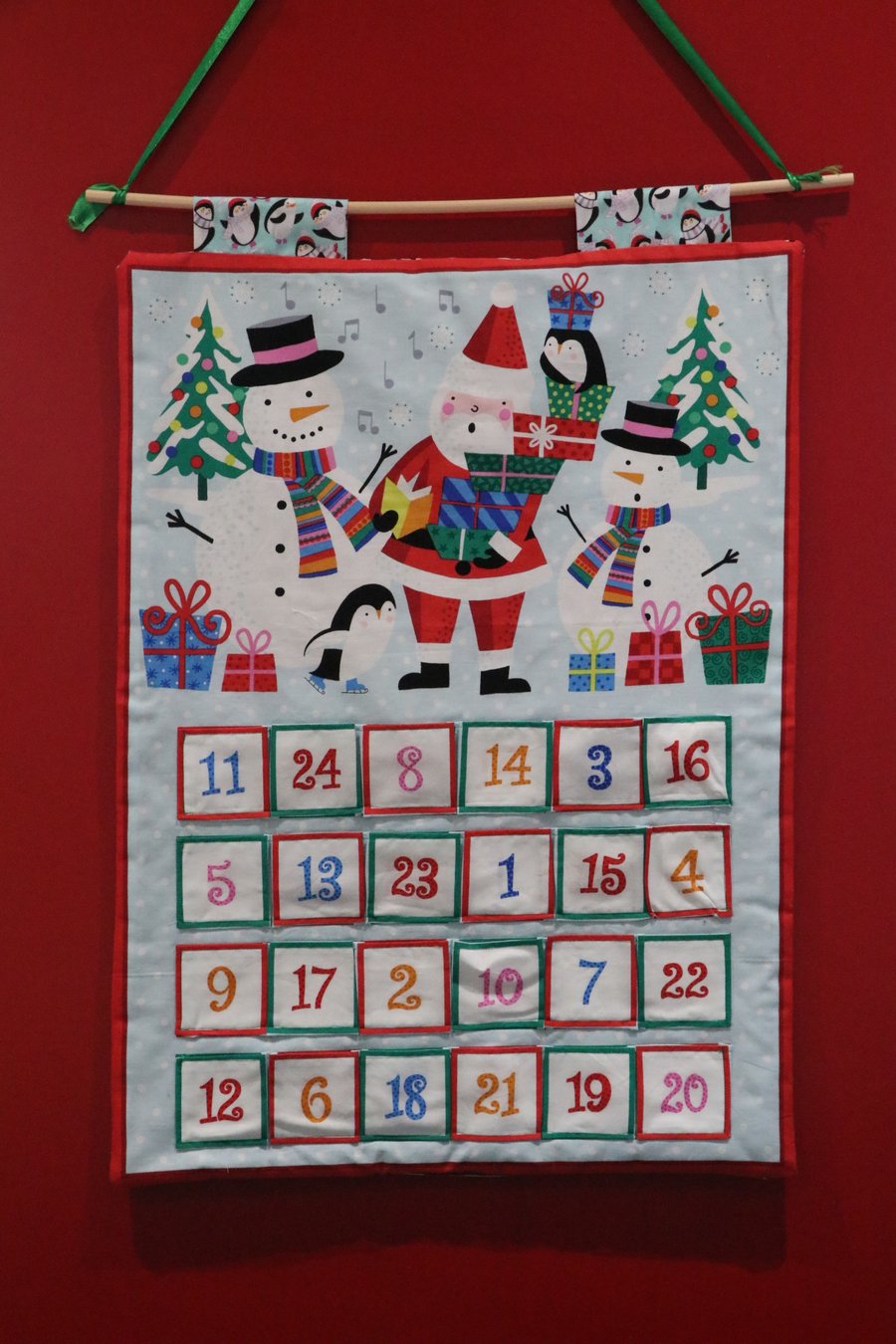 Santa and Snowmen Advent Calendar 