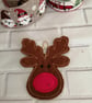 HANGING REINDEER CHRISTMAS TREE DECORATION