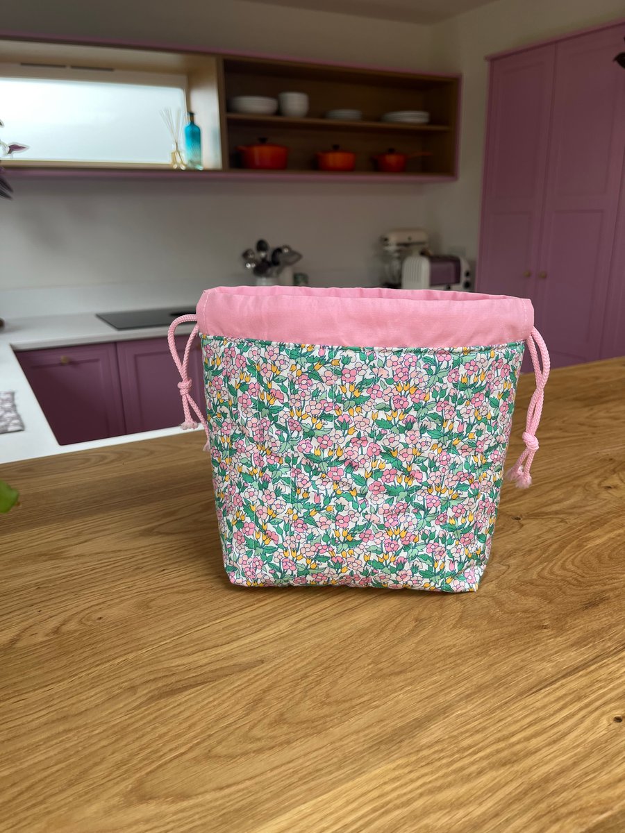 Liberty London drawstring bag 