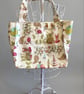 Indian elephant garden shoulder tote bag 