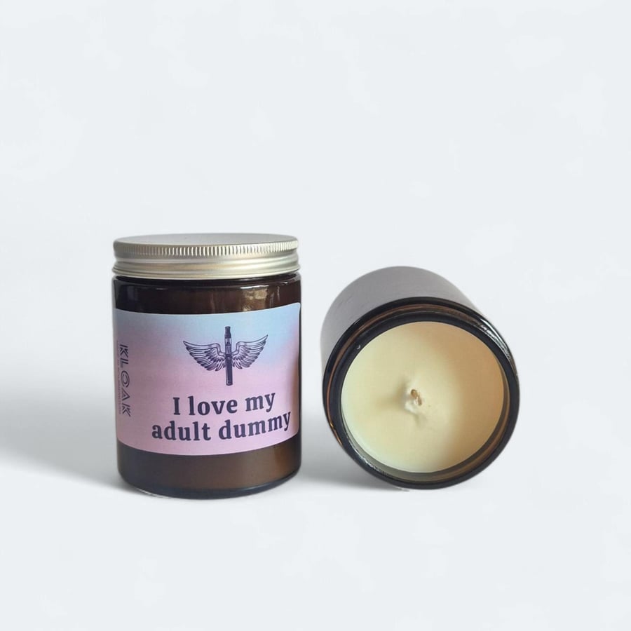 I Love My Adult Dummy Funny Vape Candle