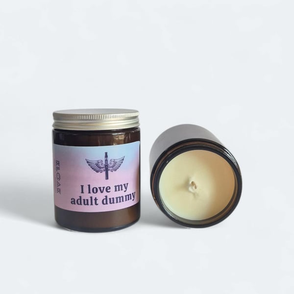 I Love My Adult Dummy Funny Vape Candle