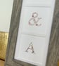 Bespoke Couple Initials Framed Artwork - Image 2