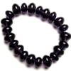 Purple Glass Bead Bracelet - UK Free Post