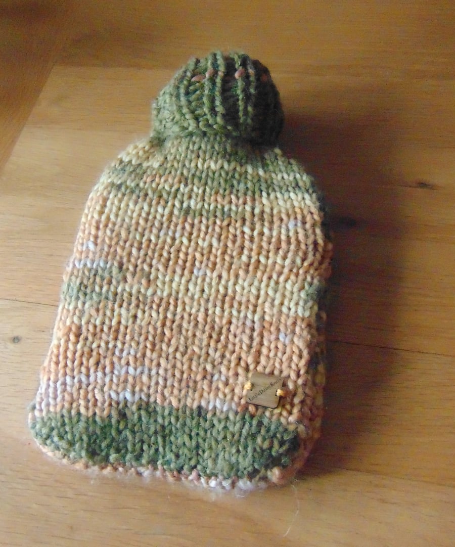 Chunky  Medium Hot water Bottle Cosy Cover