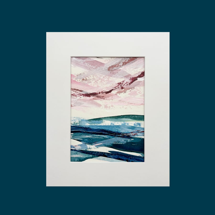 Original Seascape Painting - A Sunset Full of Peace