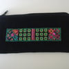 embroidered and beaded pencil-case