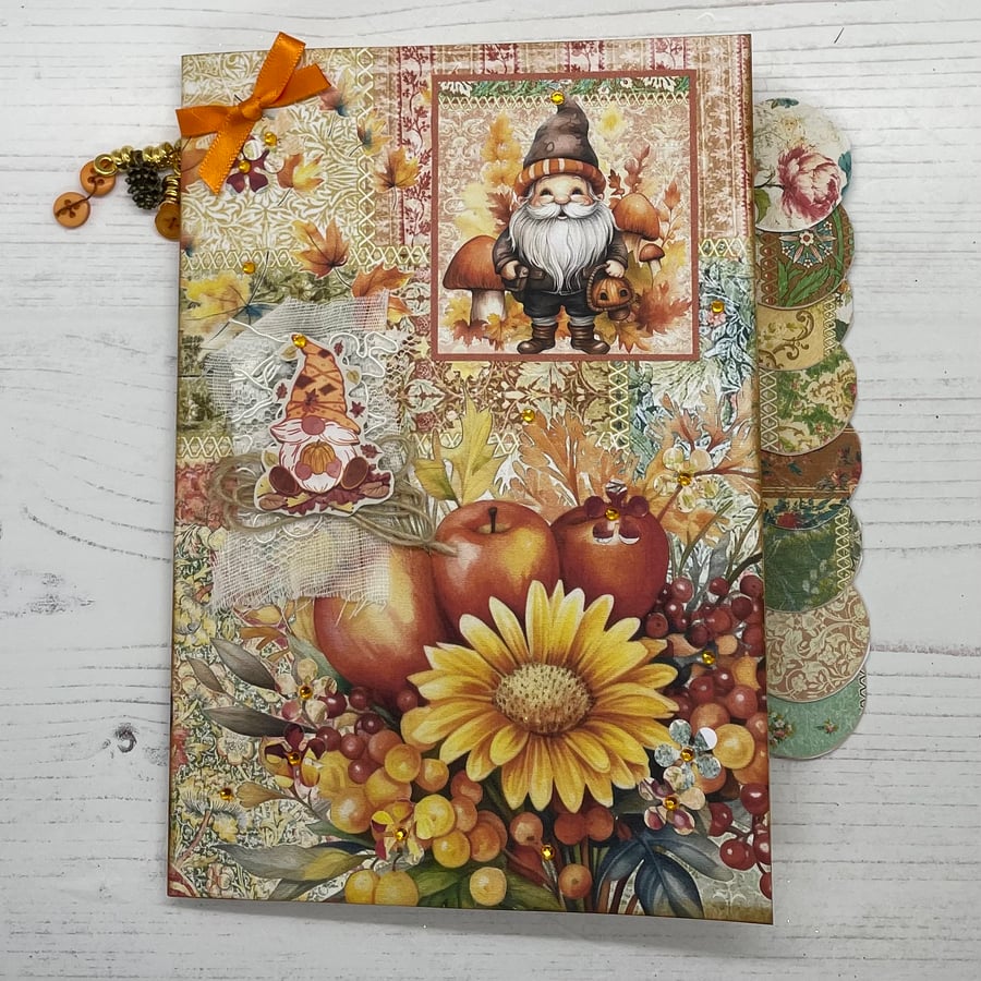 Ephemera - Autumn Mini Journal & Ephemera by Carolee Crafts PB8 - 0026