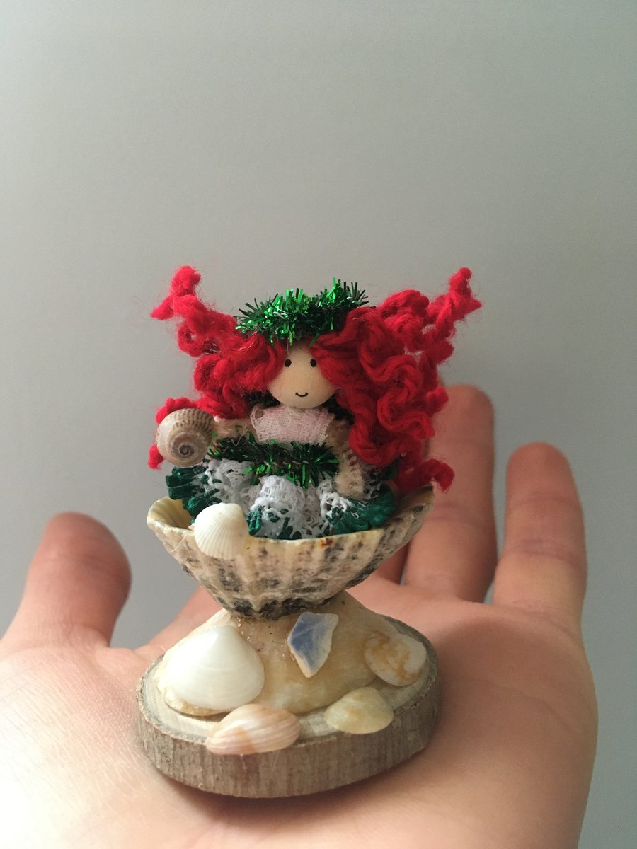 Extra Tiny Fairy Decoration - Sea Shells