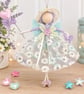 Beautiful handmade flower fairy, children's room decor, fairy lover gift  - Image 1