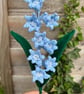 Crochet Bluebell Bouquet - Handmade Forever Flowers - Image 4