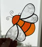 Stained Glass Bee Suncatcher  - Handmade Hanging Decoration  - Image 6