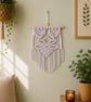 White Macrame Wall Hanging.