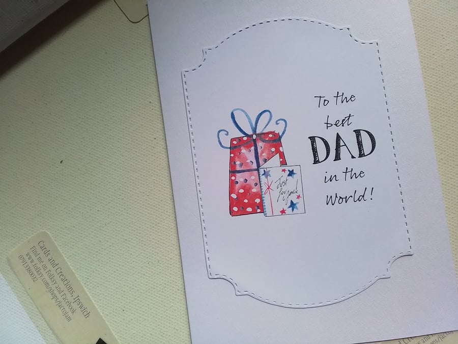 Father's day card. Birthday card for Dad. Ref 119