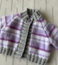 Striped cardigan for a newborn baby - Image 2