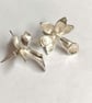Orchid studs made from Silver - Image 7