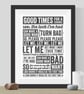 The Smiths Lyrics Print - Image 1
