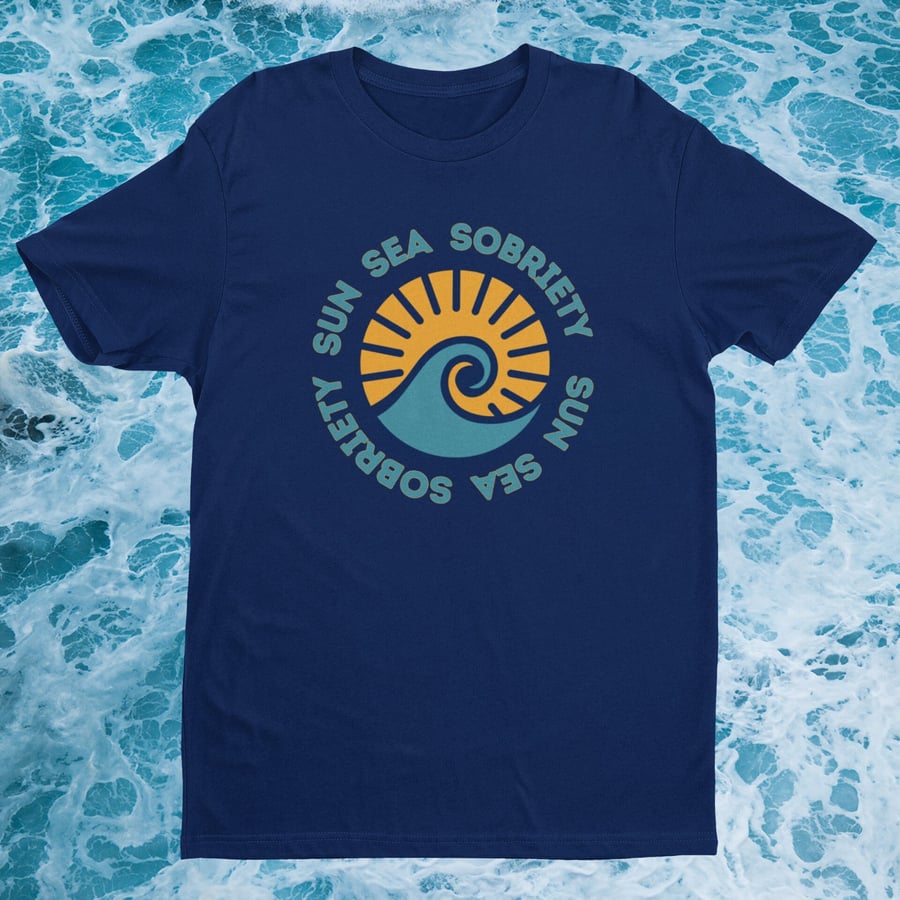 Sun, Sea, Sobriety Sober Shirt Sobriety gift, AA gift Sober clothing for women