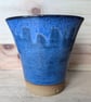 Wavy blue vase - Image 1