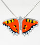Tortoiseshell Butterfly necklace - Image 1