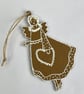 Christmas Tree Decorations Gingerbread Style Otnament Angel - READY TO SHIP