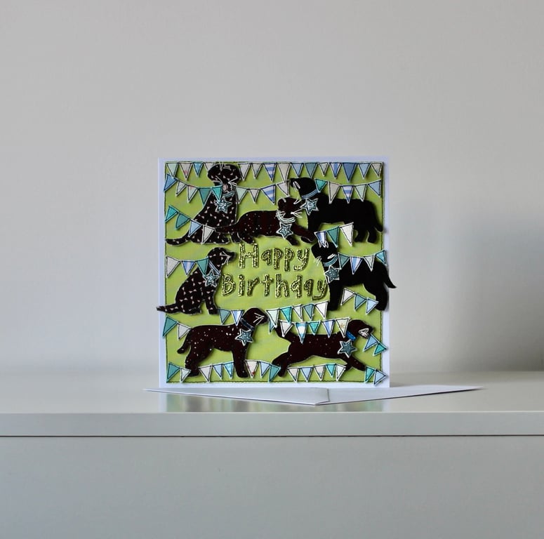 'Happy Birthday' - Handmade Card