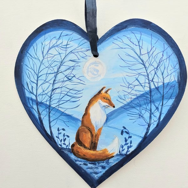 Thoughtful Fox heart