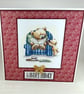 Handmade birthday card - armchair bear - Image 1