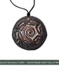 Multisensory finger labyrinth jewellery, Essential oil diffuser necklace red9