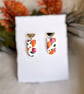 Arch & Half Moon Autumn Drop Earrings - Image 8