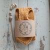 Mustard bow scarf