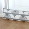 Grey Cloud Fabric Draught Excluder