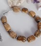 Natural Jasper Beaded Bracelet, Natural Gemstone Jewellery for Women  - Image 2
