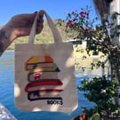 Beautiful Hand-made Book Bag (Books Design)