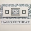 Happy 80th Birthday Card 