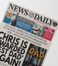 Personalised Father's Day Newspaper Gift - Image 3