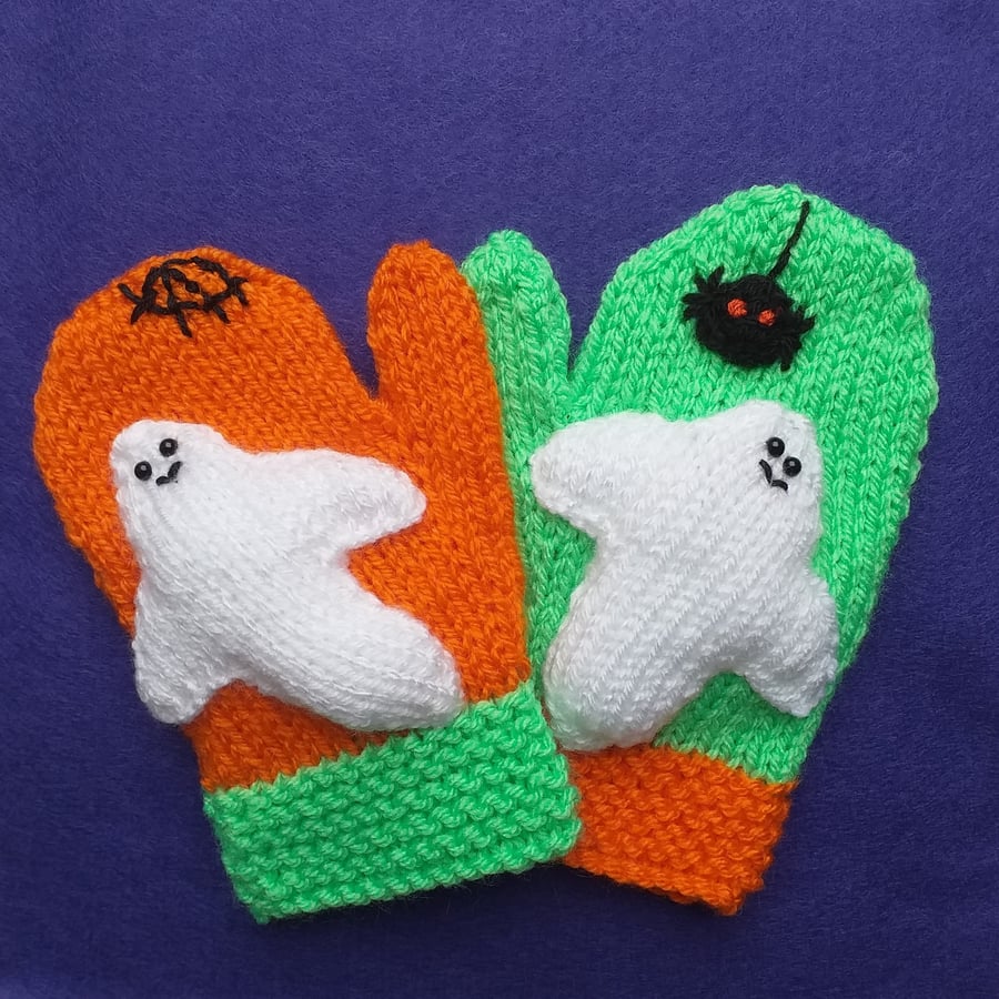 Halloween mittens