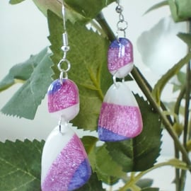 Retro Polymer Clay Drop Earrings