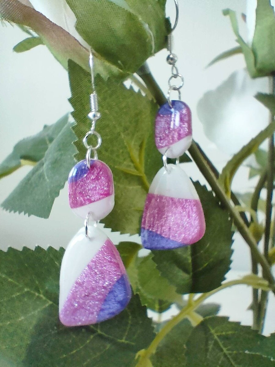 Retro Polymer Clay Drop Earrings