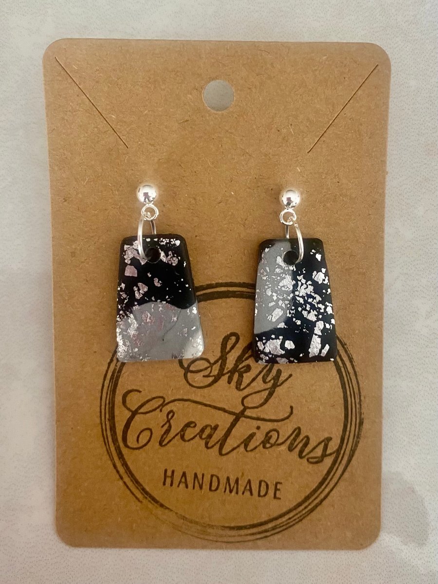 Ref: 2535 Handmade polymer clay earrings (includes FREE UK postage)