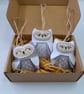 Mini owl – set of three