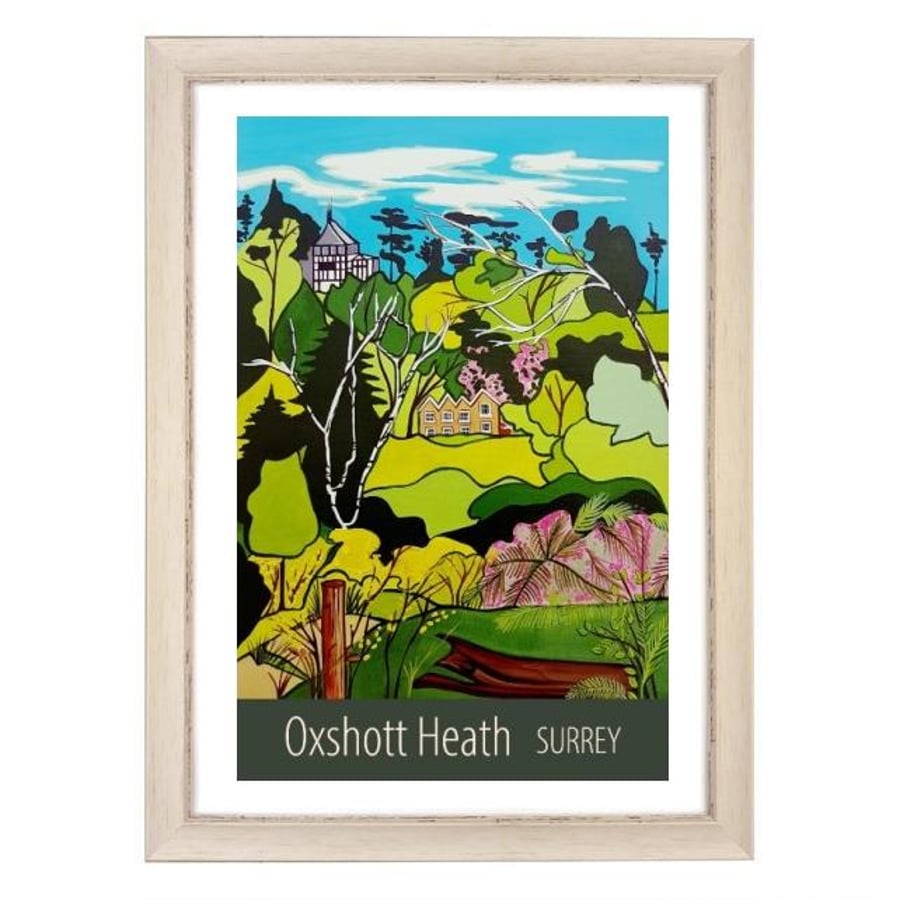 Oxshott Heath - White frame