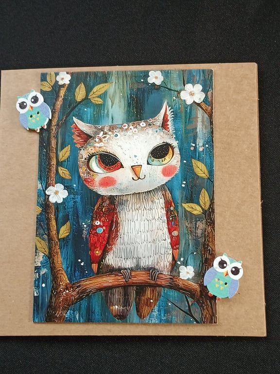 Handmade blank card 