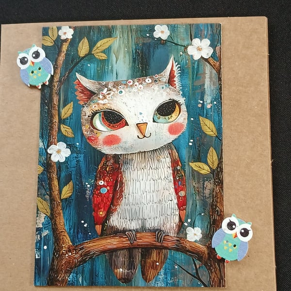 Handmade blank card 