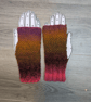 Fingerless Gloves -  Wrist Warmers - Hand knitted Ladies Gloves - Image 2