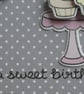 Have a Sweet Birthday Card - Pink Mixing Bowl & Cup Cakes - Image 8