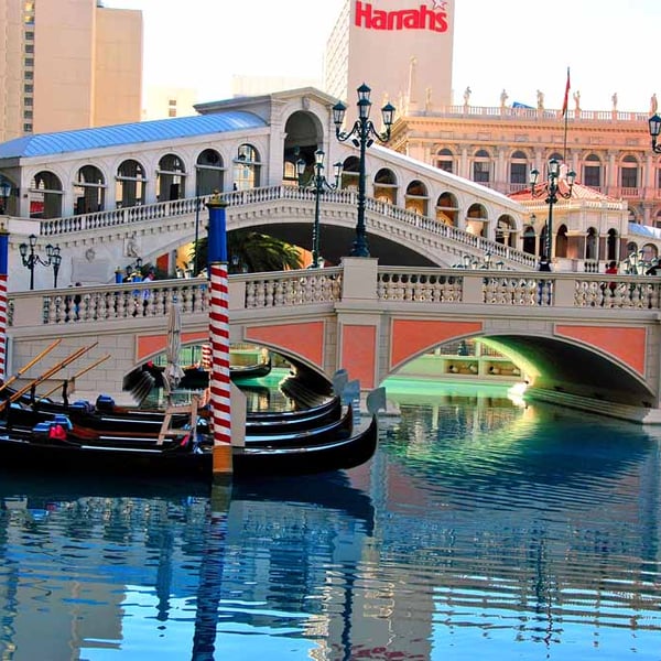 Venetian Hotel Rialto Bridge Las Vegas USA Photograph Print