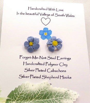 Forget-Me-Not Stud Earrings