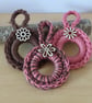 Set of 3 Hanging Wreath Decorations - Image 1